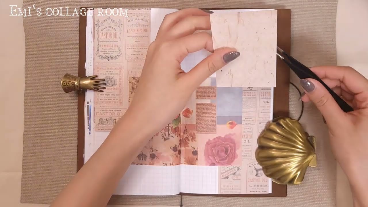ASMR Vintage Rose Collage🌹🥀 빈티지 로즈 콜라주 
