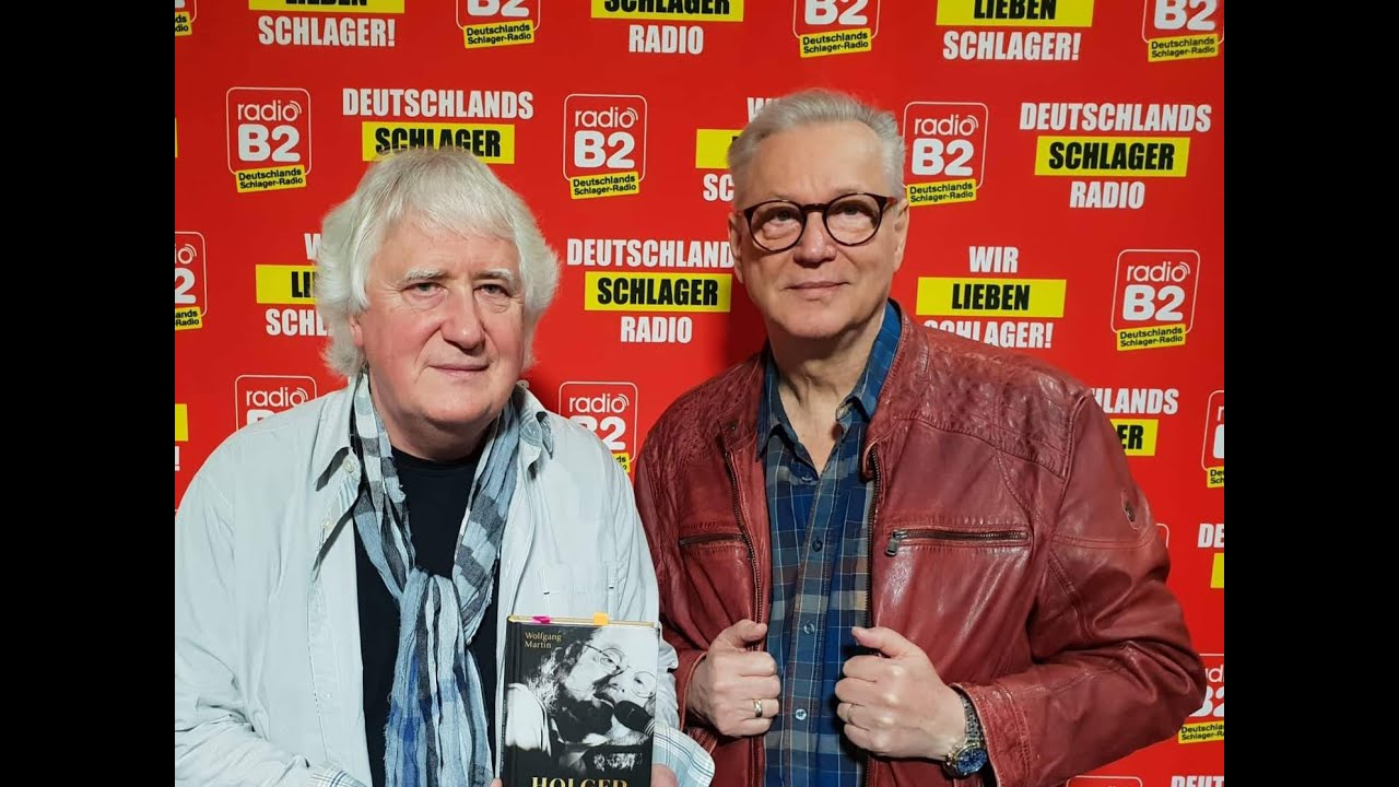 Gerd Christian besucht mit dem Buchautoren der Holger Biege Biografie Wolfgang Martin radio B2