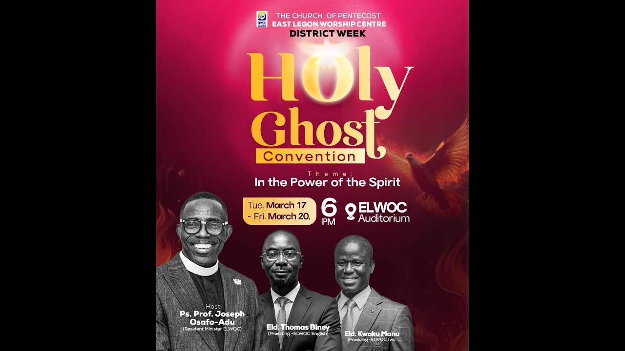 Holy Ghost Convention 2026 | In the Power of the Spirit | Live from ELWOC Auditorium.