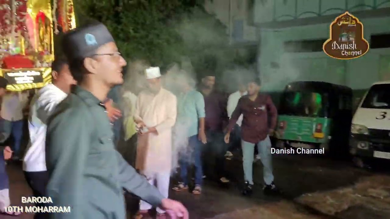 Juloos e Hussaini 10th Moharram 2025 || Taziya Shareef Khanqaah e Habibiya Ashrafiya || Baroda