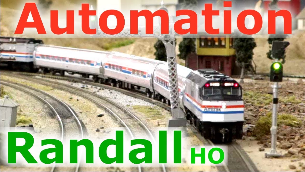Amtrak Passenger automation at the Randall Museum Model Railroad