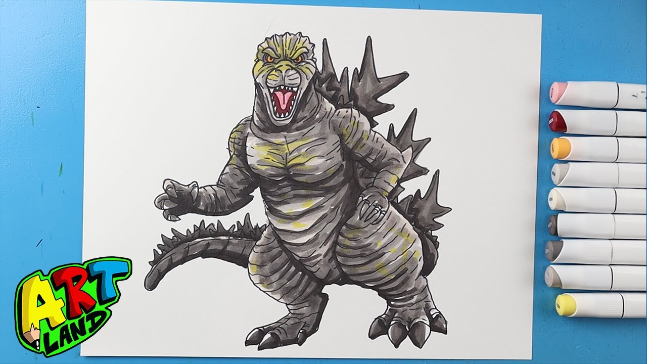 How to Draw Godzilla Minus One