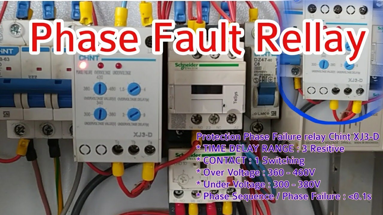 Fault Phase Rellay|CHINT XJ3-D