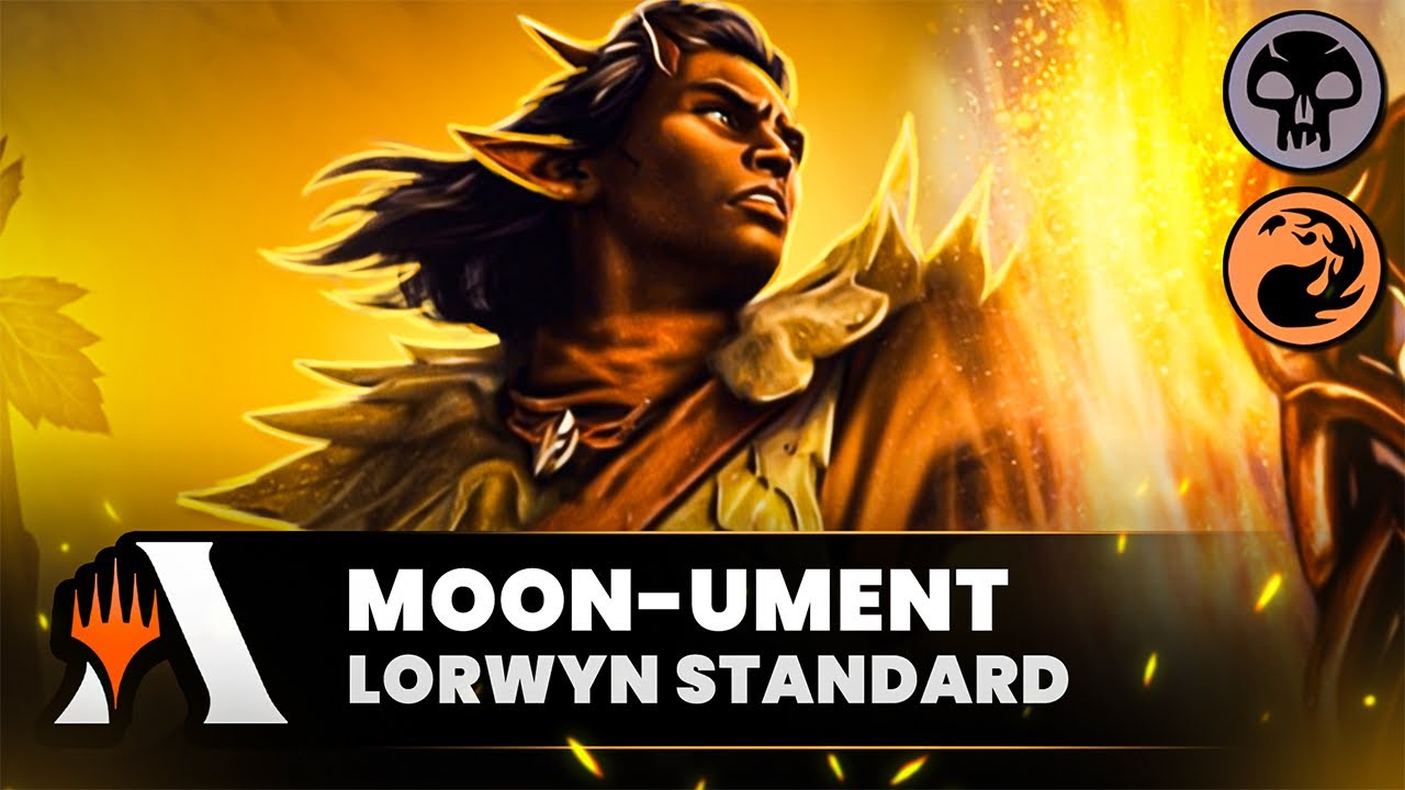 🌑 A MINHA ESCOLHA para o STANDARD! | MOON-UMENT AGGRO com LORWYN! (Magic Arena)