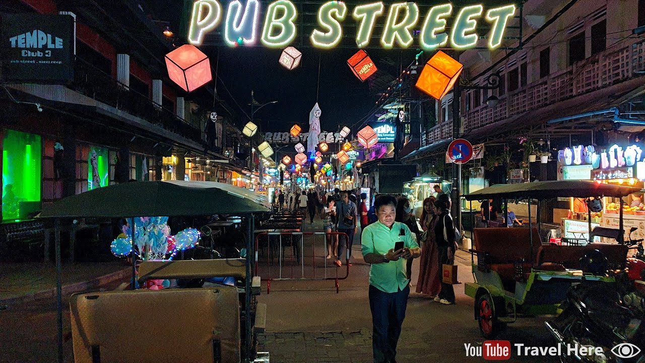 Pub Street, Siem Reap, Cambodia (2025) (4K) WALKING TOUR
