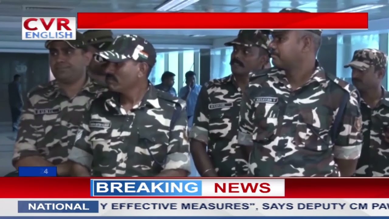 Heightened  Security at Delhi civic centre  for MCD ward committee elections | CVR ENGLISH