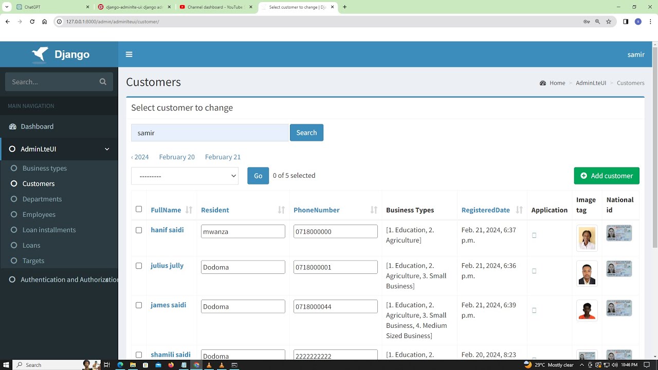Python Website Theme Template Installation Django framework AdminLTE version 2