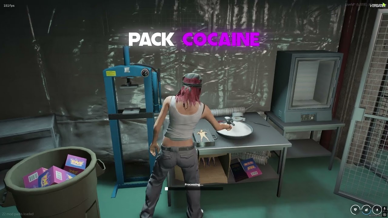 COMPLETE DRUG PROCESSING SCRIPT SHOWCASE - FIVEM [QBCORE/ESX/QBOX]