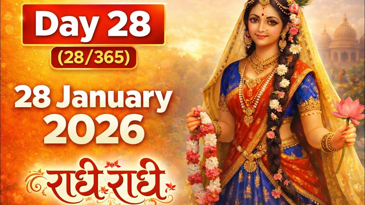 Day 28 | 28/365 Day | Radha Radha Bhajan | Nam Jap | राधा राधा - राधे राधे |