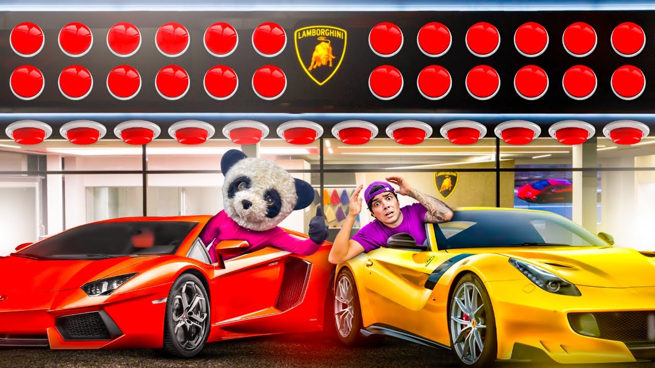 24 HORAS PIDIENDO EL DOBLE en LA CALLE con 100 BOTONES MISTERIOSOS !!