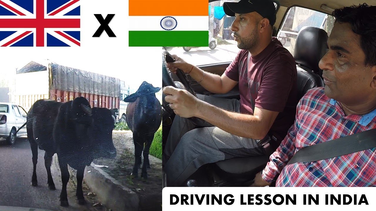 I had a Driving Lesson in INDIA | It was CRAZY!