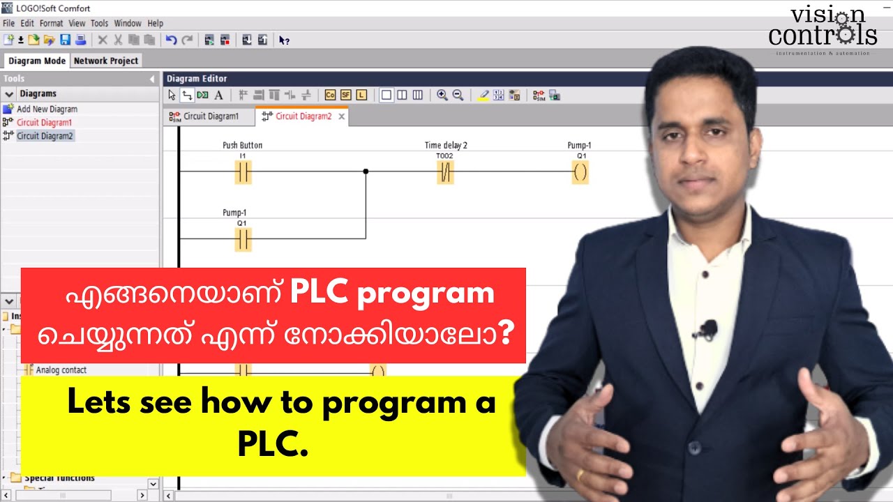 PLC Programming Tutorial for Beginners|PLC Programming വീട്ടിലിരുന്ന്  പഠിക്കാം#automation #plc