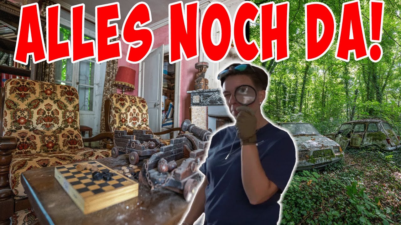 FAMILIE LIEẞ SOGAR IHRE AUTOS ZURÜCK! VERLASSENES HAUS EINES SAMMLERS IN FRANKREICH