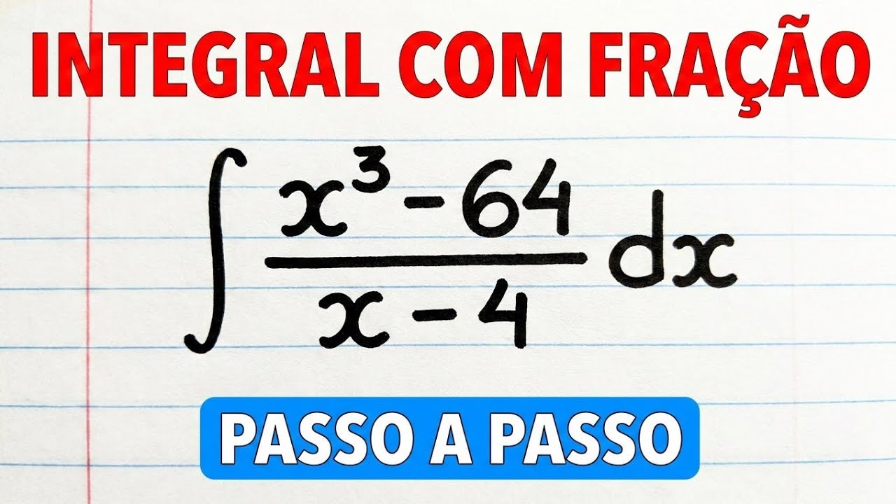 Como Fazer Integral com Fração
