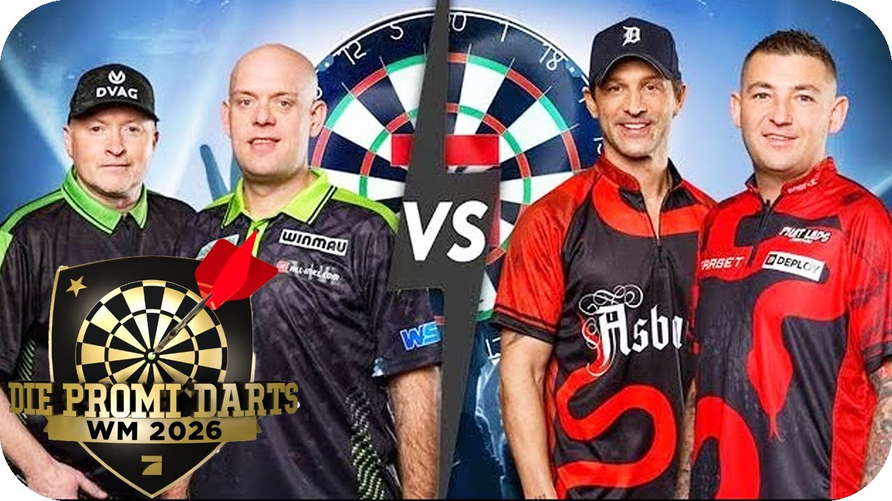 Finale: Joey Kelly & Michael van Gerwen vs. Alex Kumptner & Nathan Aspinall | ProSieben