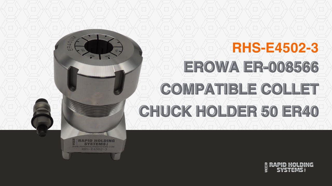 RHS-E4502-3| EROWA ER-008566 Compatible Collet Chuck Holder 50 ER40