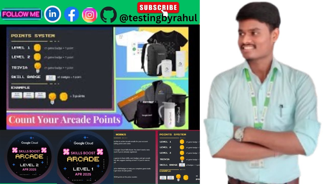 Complete Google Cloud Arcade Point System Explained | Easiest way to earn more points & swags#arcade