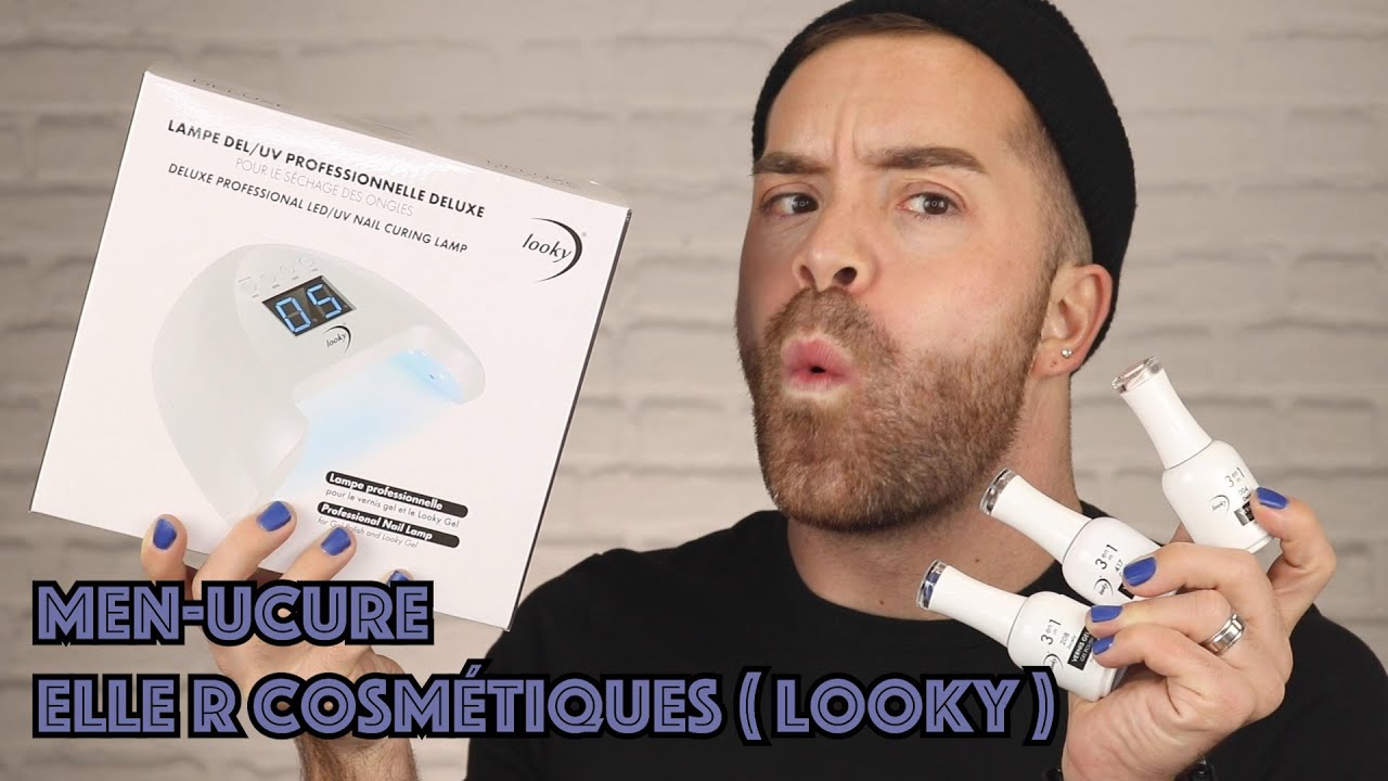 Men-ucure avec les produits onglerie de Elle R Cosmétiques ( Looky )
