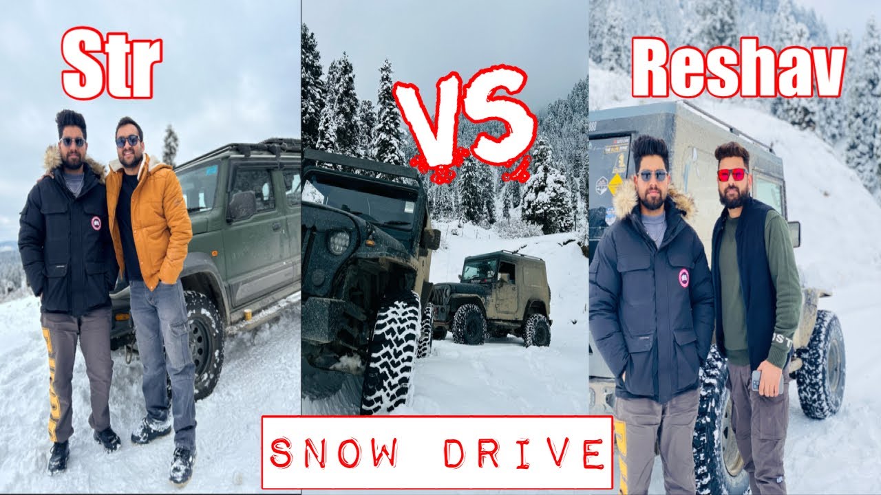 Small town rider vs Reshav ‼️🫰 | kashmir adventure | undefeated snow drive. @SmallTownRider4x4