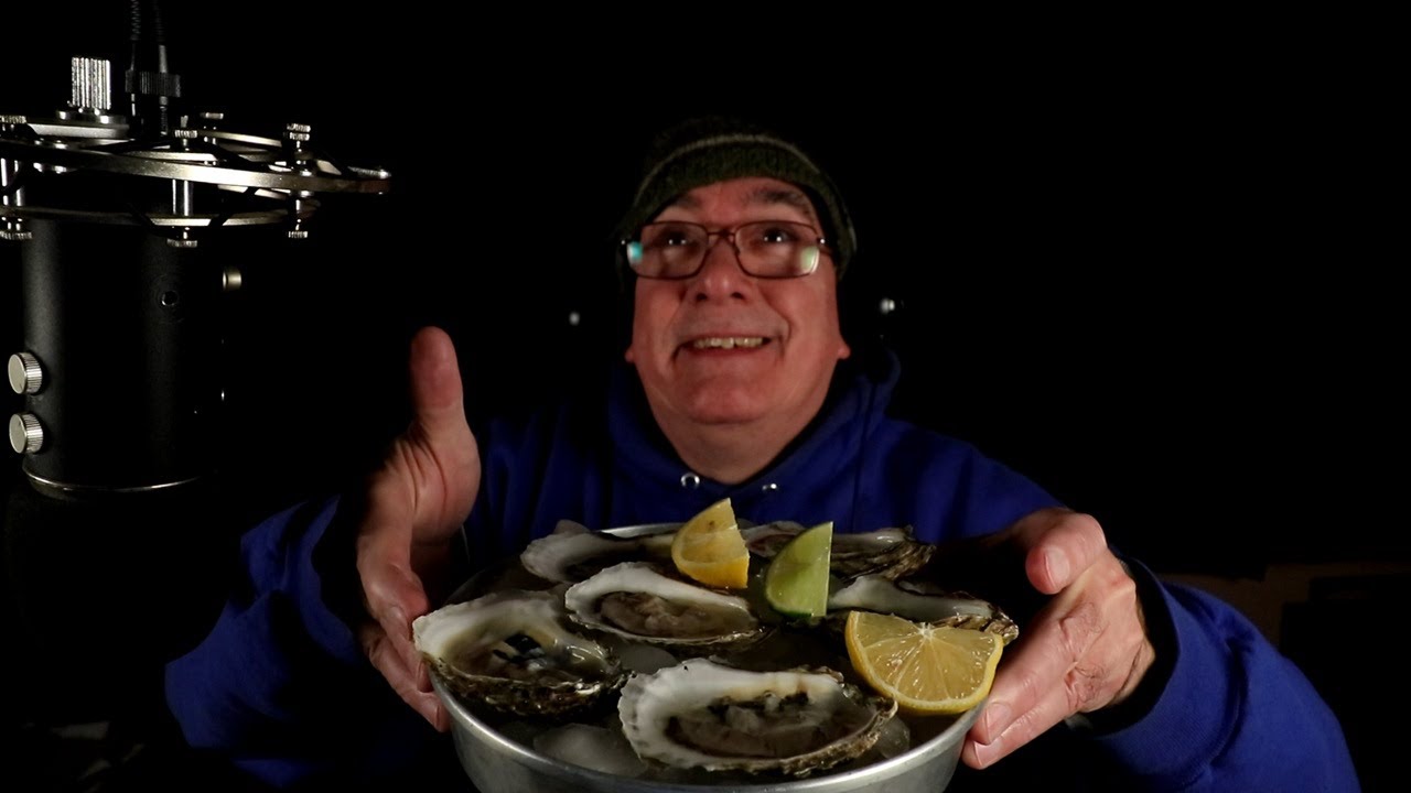 ASMR Let's Play Minecraft Mining Machine Build Raw Oysters and Beer Night
