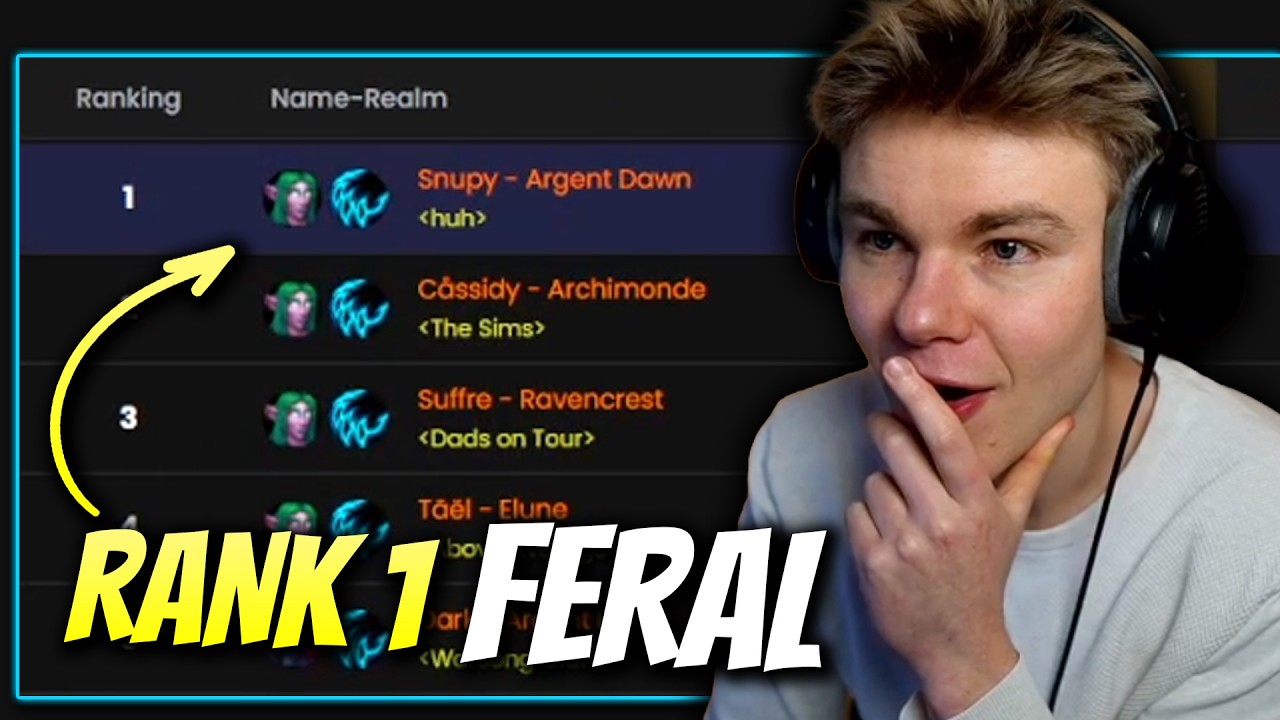 Becoming The HIGHEST rated Feral Druid (Midnight PvP)