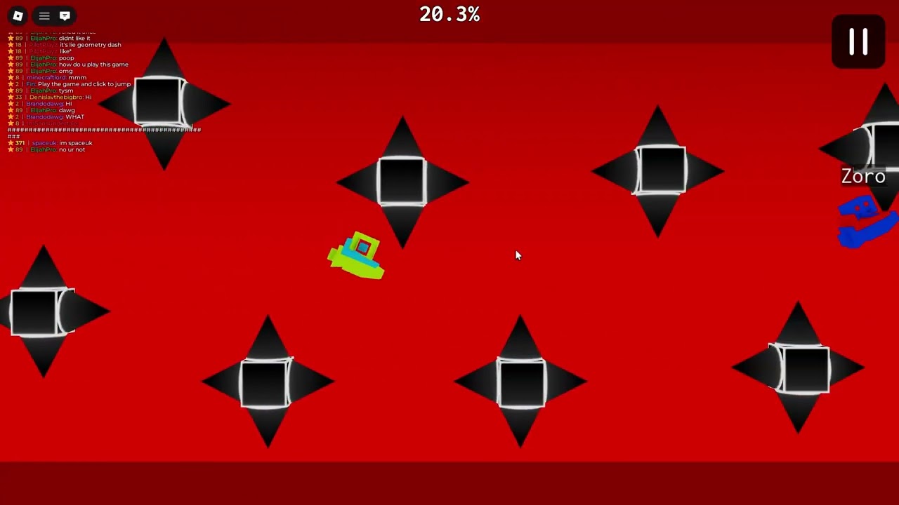 Roblox Geometry dash ''UPDATED''