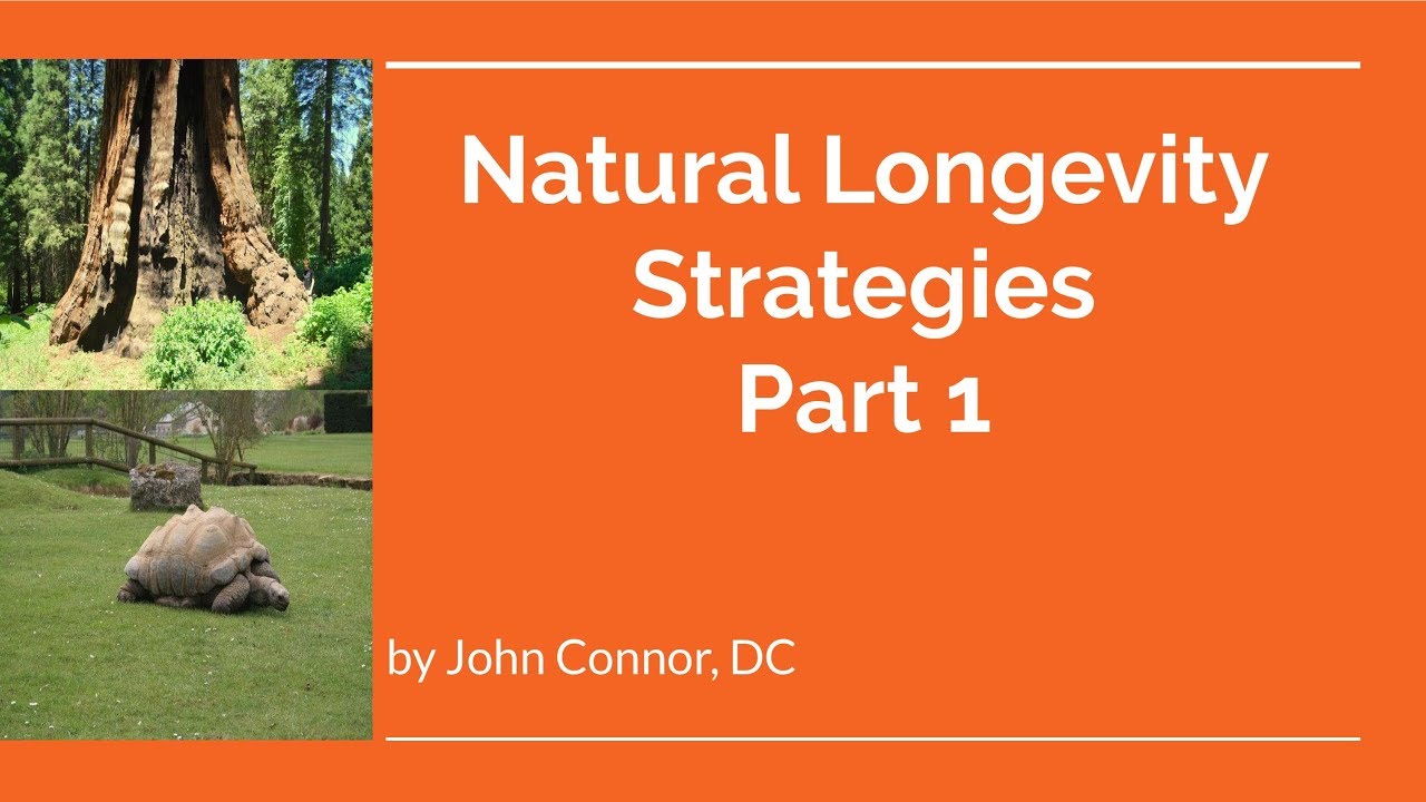 Natural Longevity Strategies - John Connor, DC