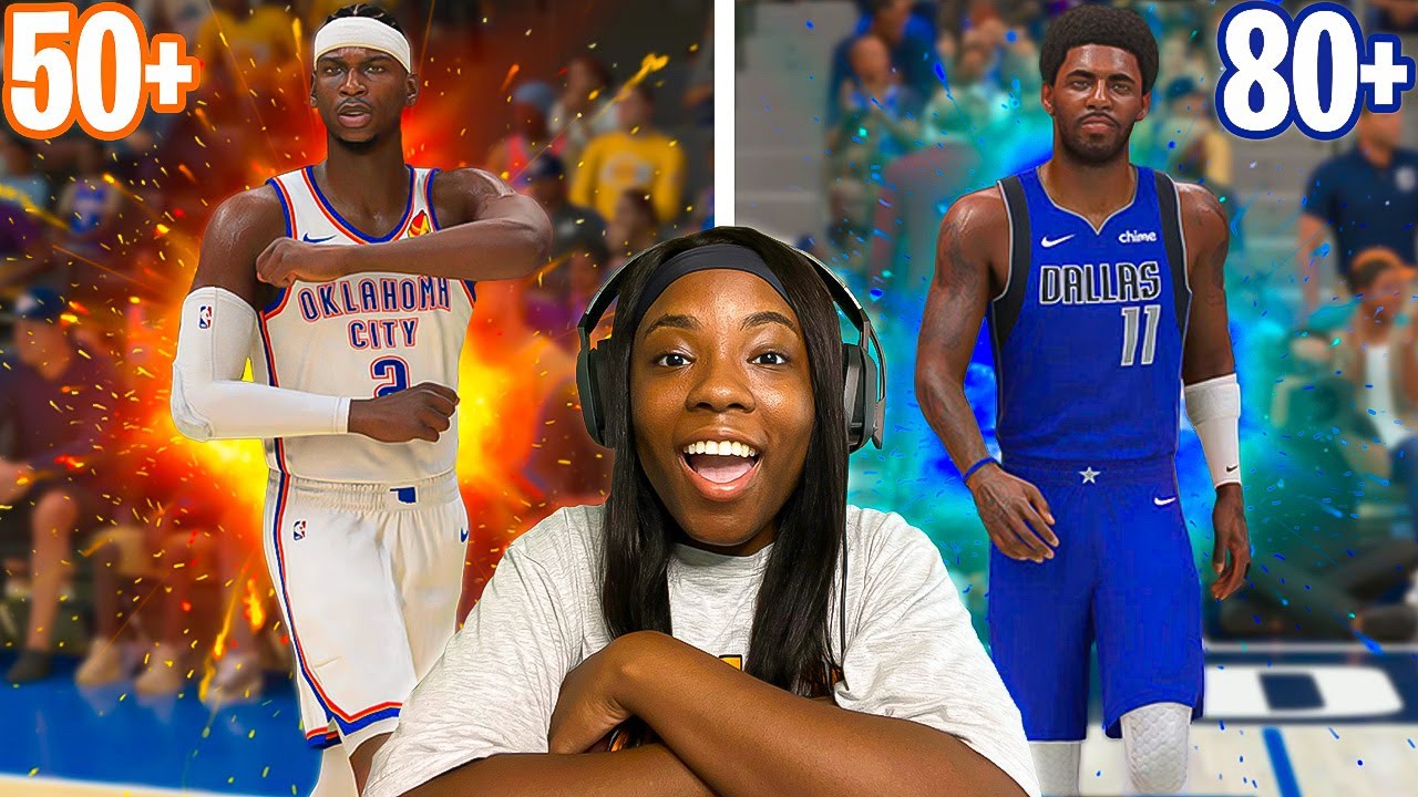DROPPING 50 WITH SHAI & 80 WITH KYRIE AGAINST THIS TRASH TALKER! NBA 2K24 PLAY NOW!