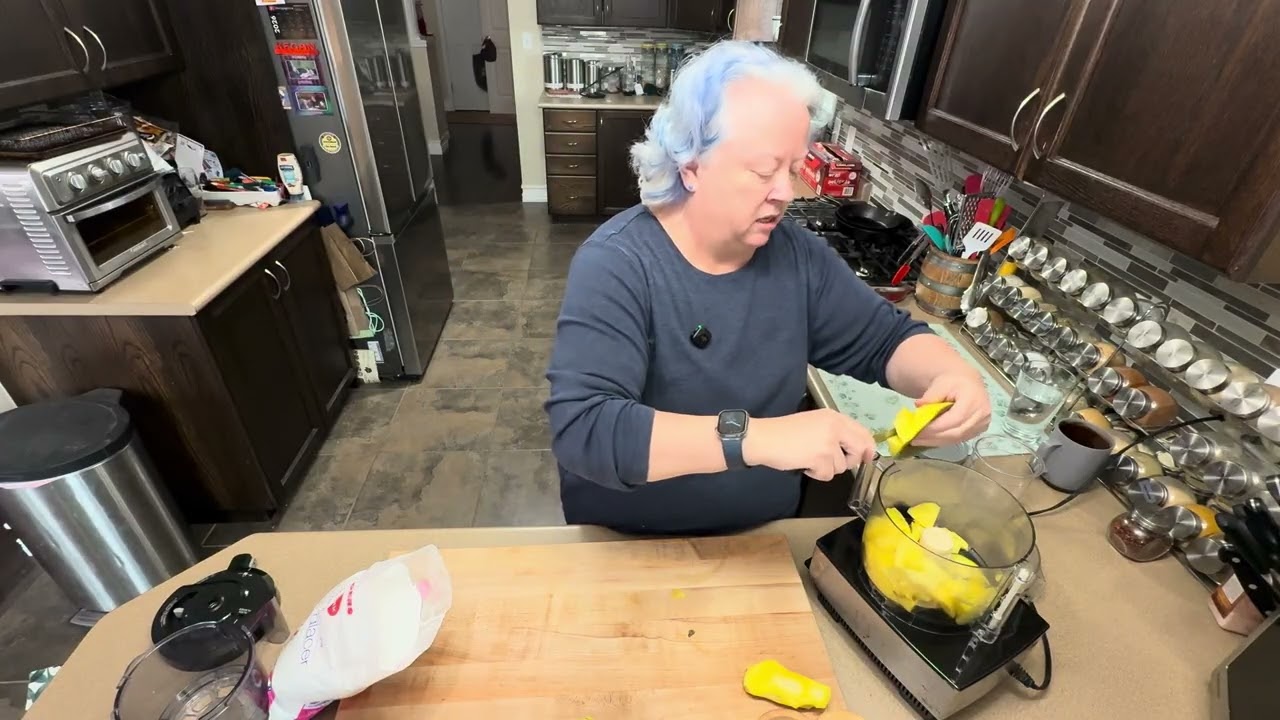 Mango Sorbet in the Ninja Creami