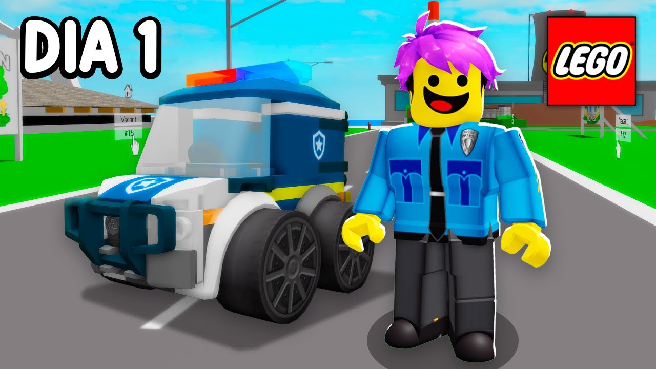VIREI LEGO POR 1 DIA NO BROOKHAVEN RP