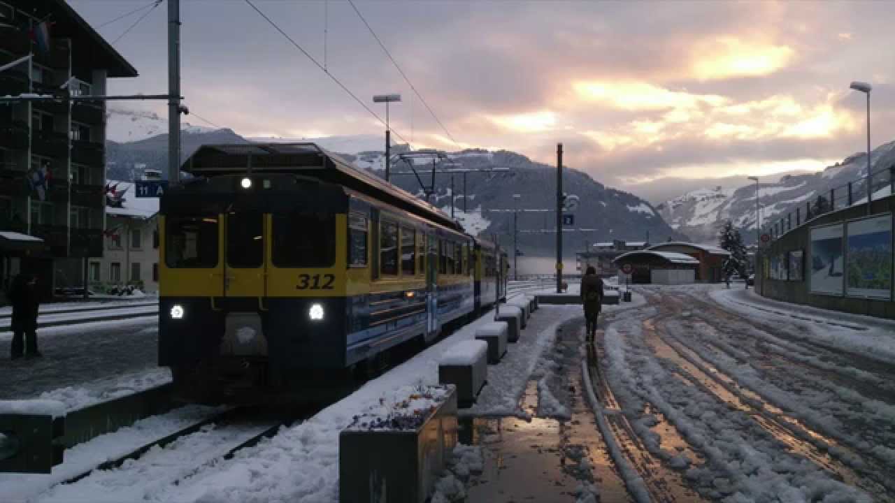 Berner Oberland Bahn im Winter 2014/15