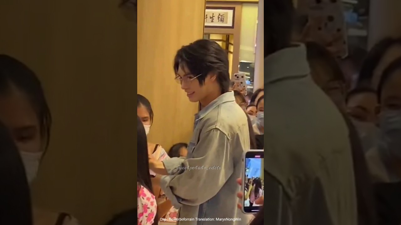 He looked so proud of his #flirting skills 🤣🤣 #winmetawin #funny #shorts #snowballpower #fans #fyp