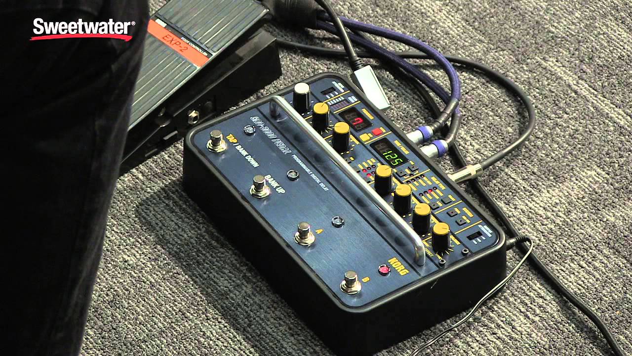 Korg SDD-3000 Programmable Digital Delay Pedal Demo - Sweetwater Sound