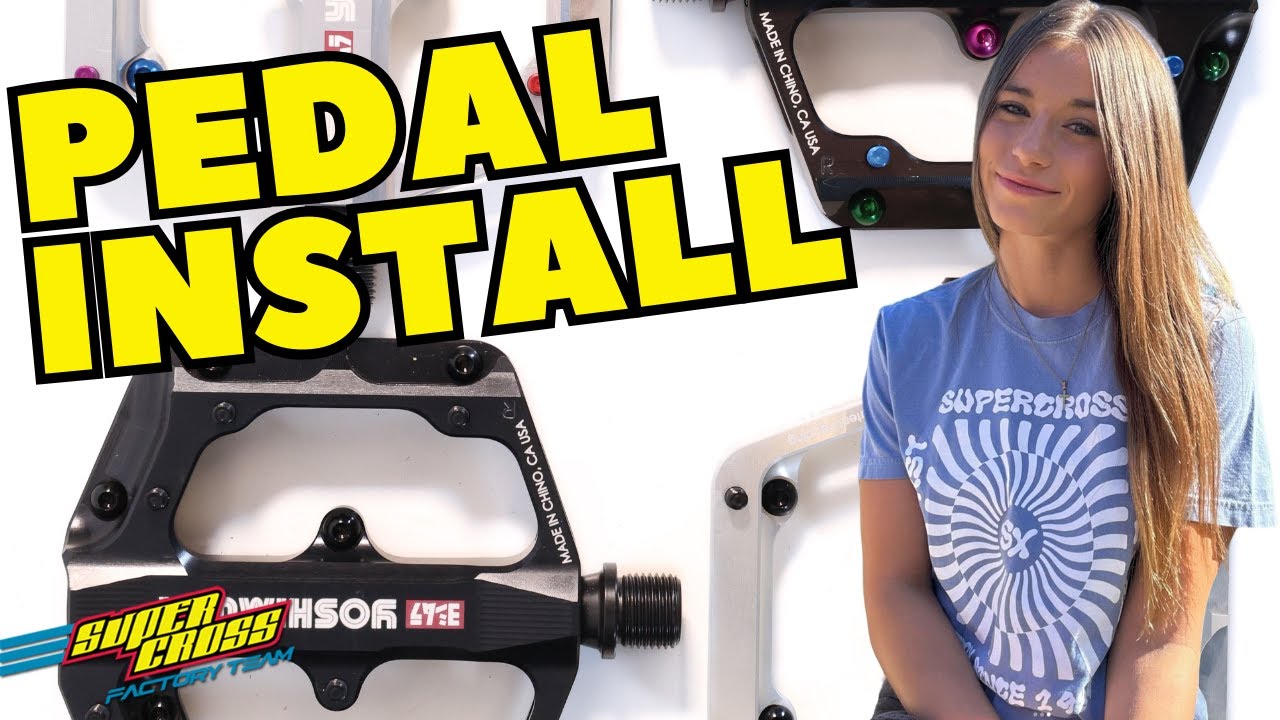 How to install Pedals on your BMX Bike | Yoshimura Pedal Install