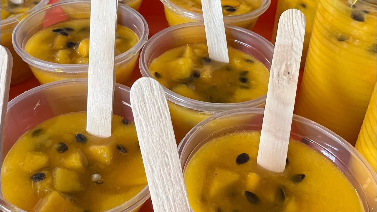 Helados de #Maracuya y mango receta fácil