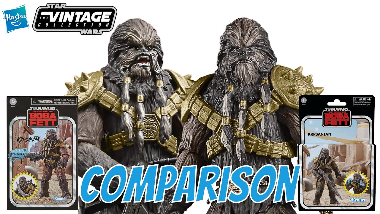 Star Wars The Vintage Collection Krrsantan Comparison | SDDC Vs Main Line