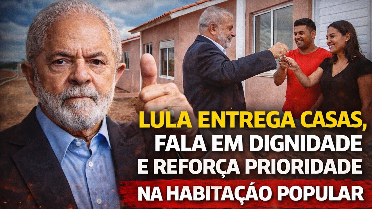 Lula Entrega Casas, Fala em Dignidade e Reforça Prioridade na Habitação Popular