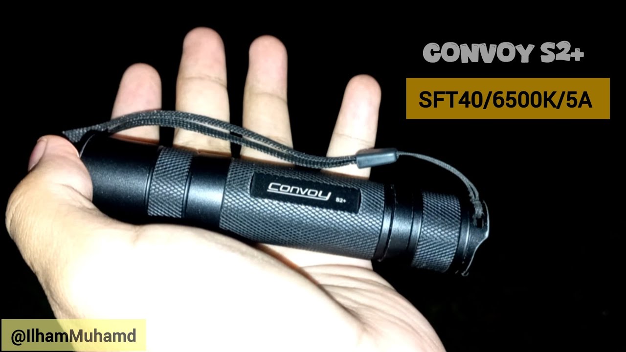 WALKING AROUND WITH CONVOY S2+ SFT40 FLASHLIGHT || 1800 LUMENS‼️