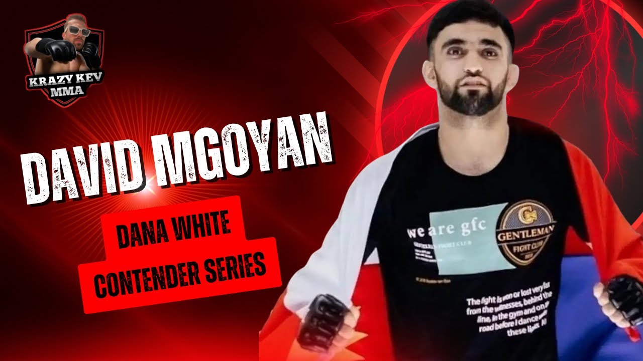 David Mgoyan Talks Dana White’s Contender Series Fight, Training Camp & Arman vs Topuria Prediction