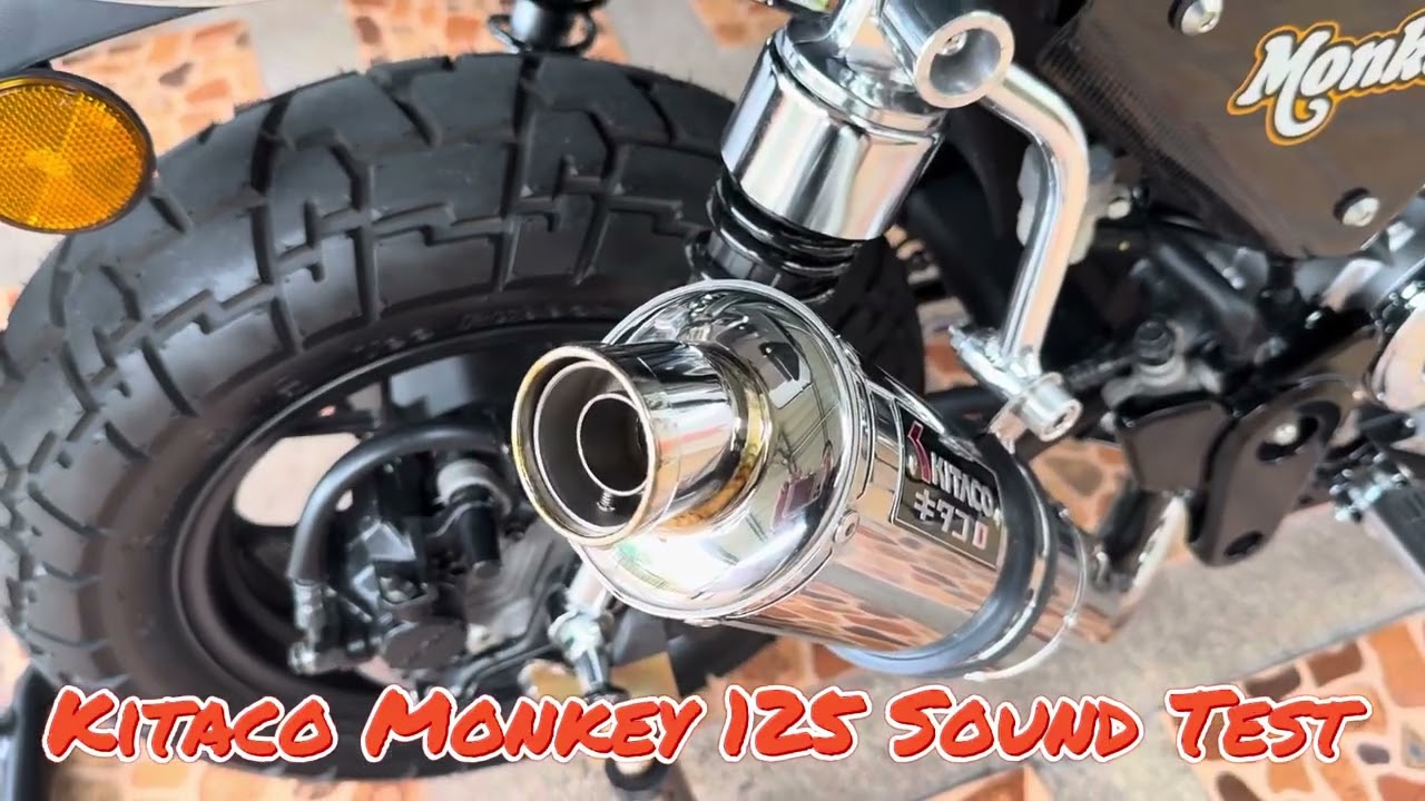 Kitaco Muffler Sound Test - Monkey Chrome Legacy Edition 2025 