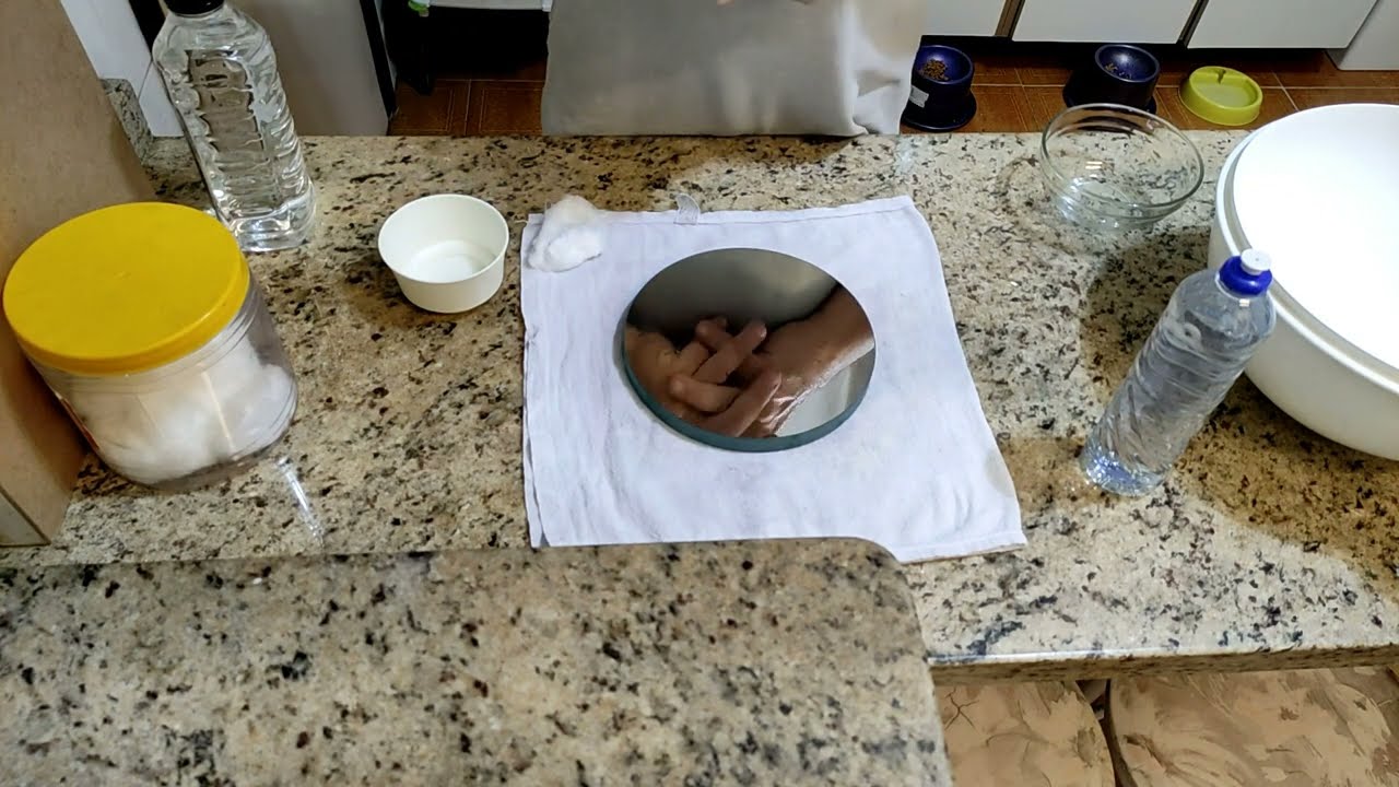 Como limpar os espelhos do telescópio newtoniano.