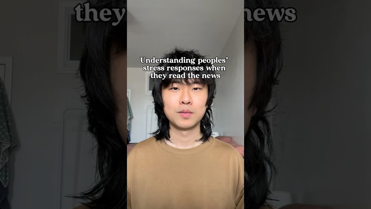 Understanding peoples' stress responses when they read the news #leftist #organizing #activism