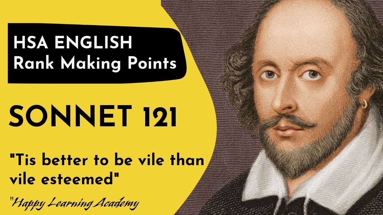 Sonnet 121 – Rank-Making Points | HSA English