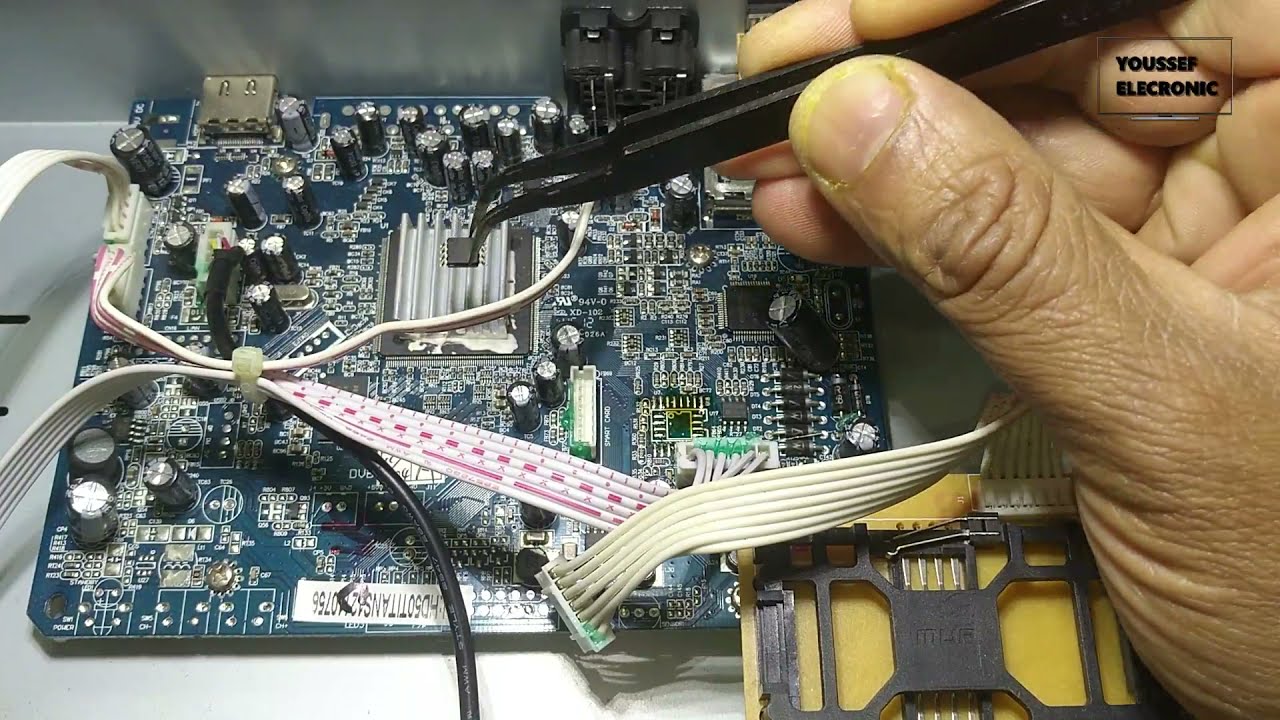 اصلاح مشكل RUN في جهاز SAMSAT HD 50