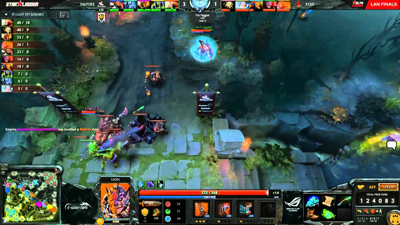 Empire vs FIRE - Game 1 (Starladder XI LAN - WB Round 1) - KotLGuy & Merlini