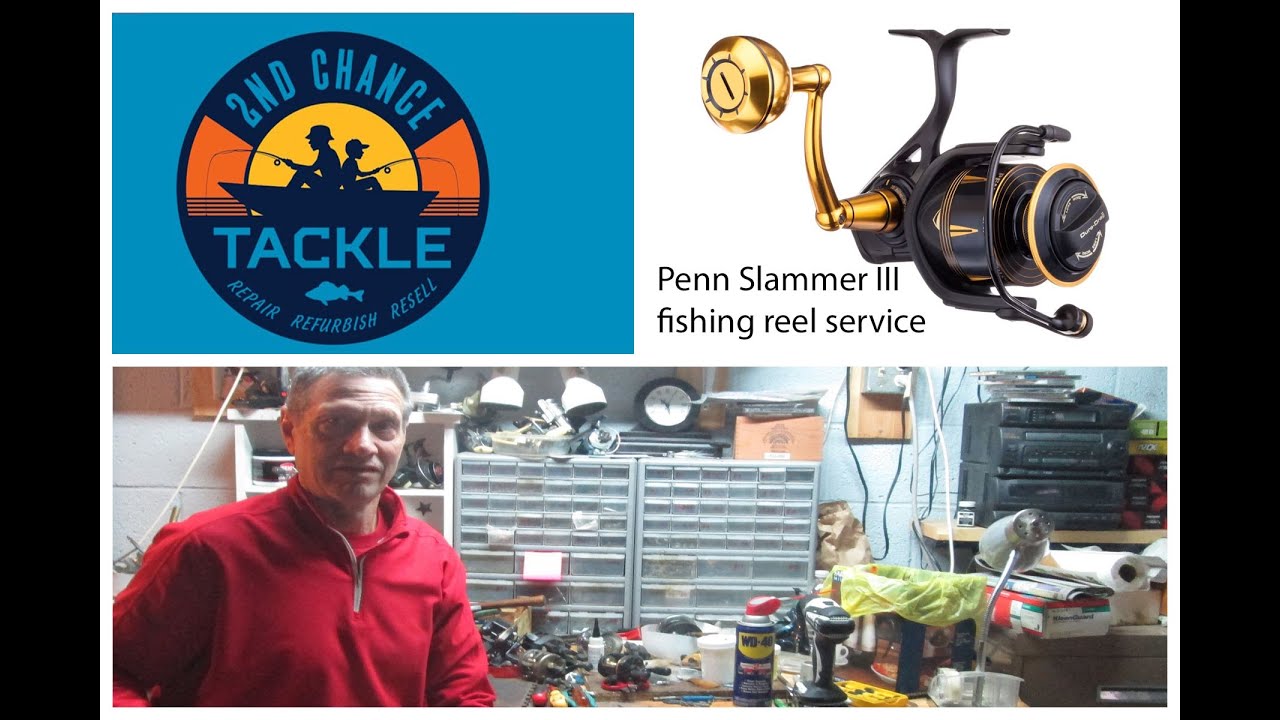 Penn Slammer III 4500 fishing reel how to service and repair