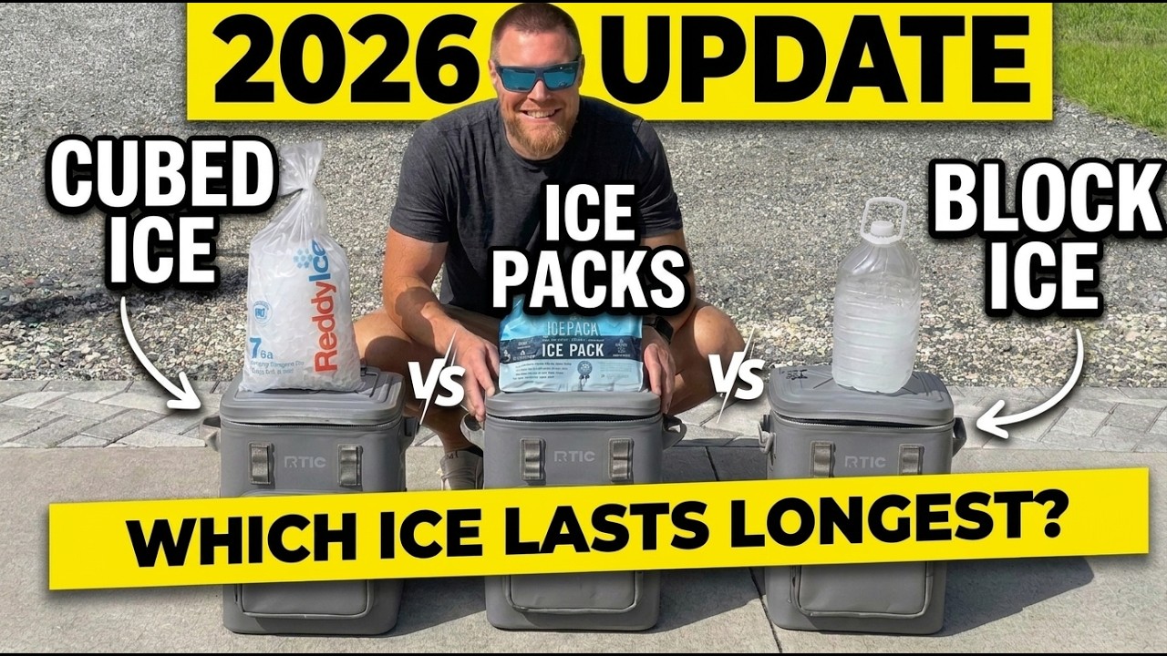 Ледяной пакет Icepaca 2026: кубиковый (пакетный) лед против блочного льда. Лучше ли ледяной пакет...