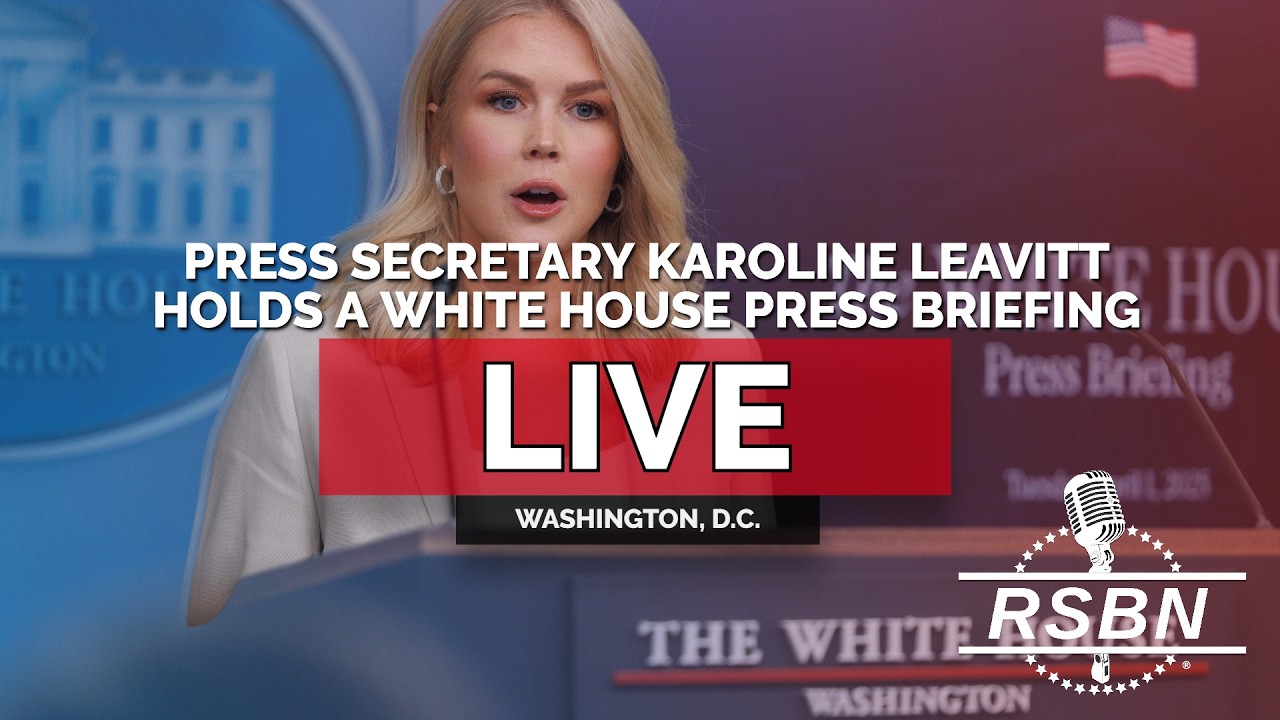 LIVE REPLAY: White House Press Secretary Karoline Leavitt Holds a Press Briefing - 04/08/26