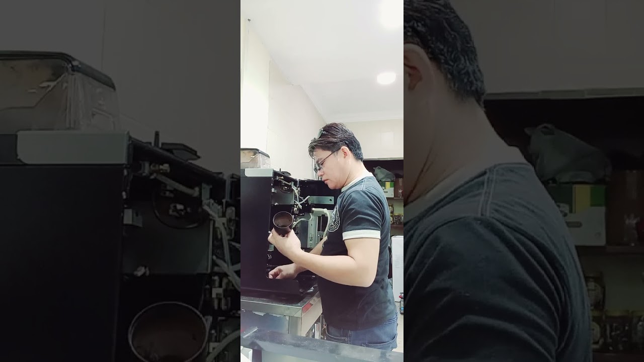 repair la cimbali Q10 coffee machine  with cleaning