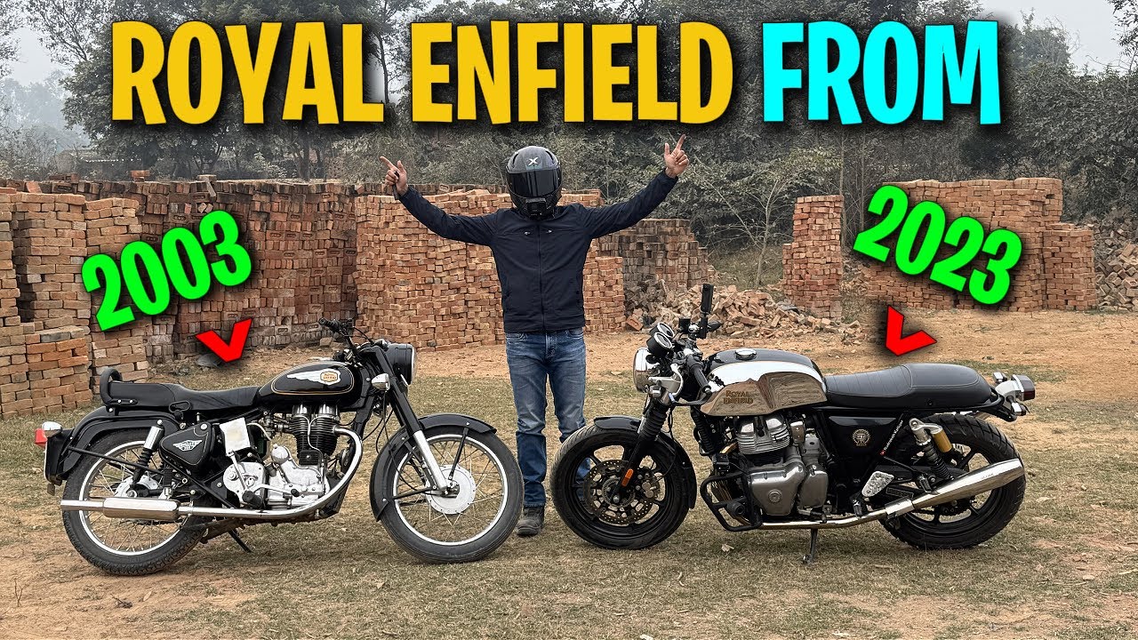 ROYAL ENFIELD EVOLUTION FROM 2003 TO 2023